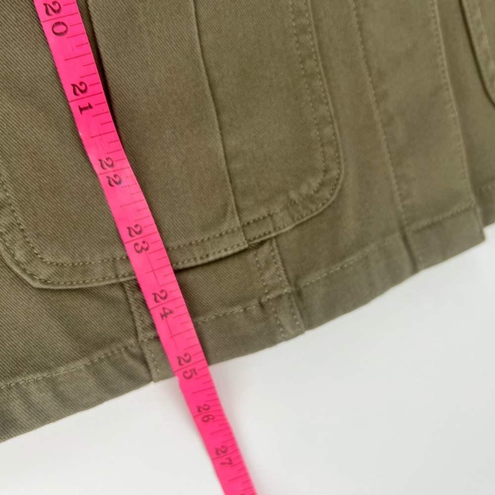 Spanx utility Jacket Stretch Twill Shacket Tuscan… - image 8